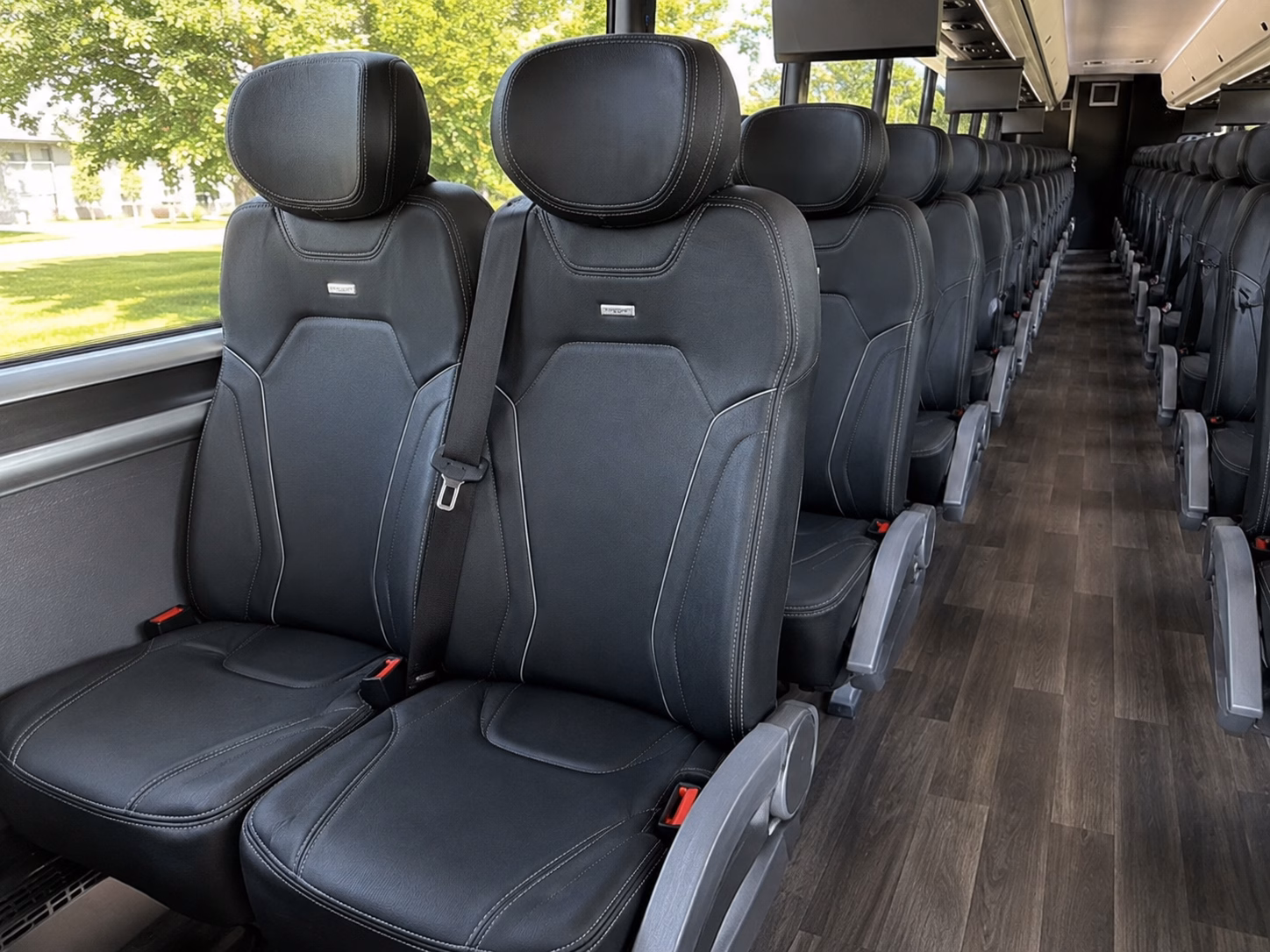 just the right bus for bridal party transportation in seattle
