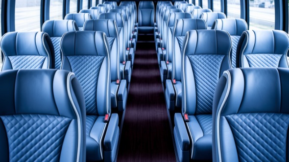 55 passenger charter bus interior kent