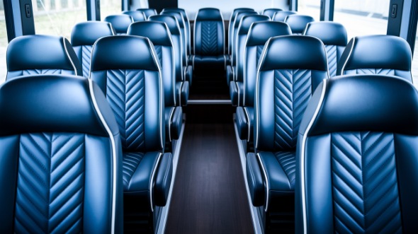 seattle 20 passenger minibus inside