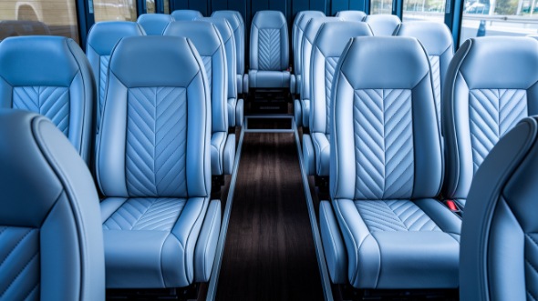seattle 35 passenger minibus inside