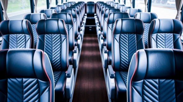 seattle 54 passenger charter bus inside