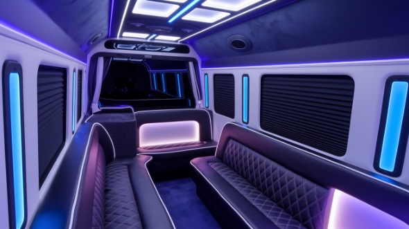 seattle party bus rental inside